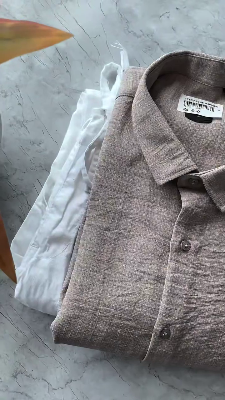 Elevate Your Casual Look: Maroon Solid Linen Shirt with Tailored Trousers