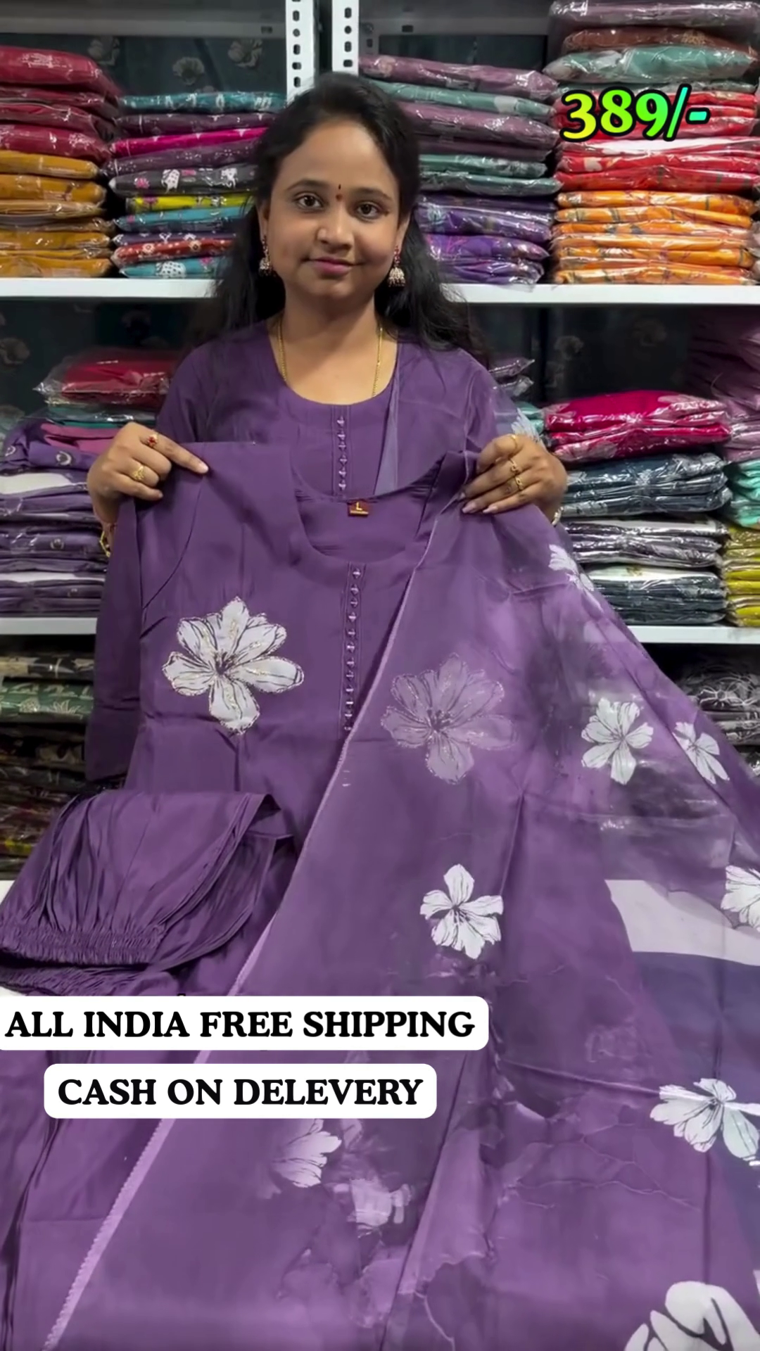 Teal Floral Printed Suit Set – Elegant Everyday Wear at Just ₹389 | Free Shipping Across India