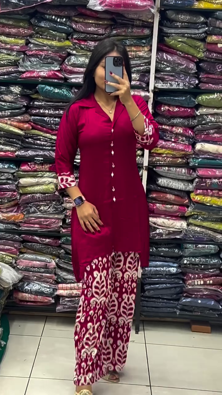 Classic Black & White Printed Co-Ord Set – Bold Contrast with Timeless Elegance