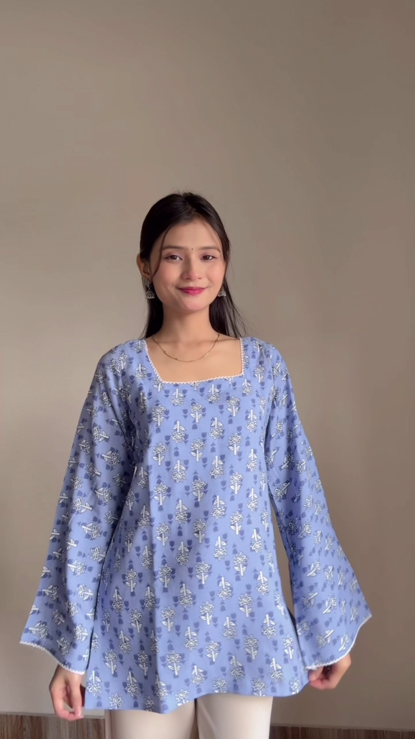 🌸 Ruby Grace Printed Kurti – Elegant Everyday Chic | Available in Multiple Designs, Colours & Sizes (XXS–XXL) 🌸