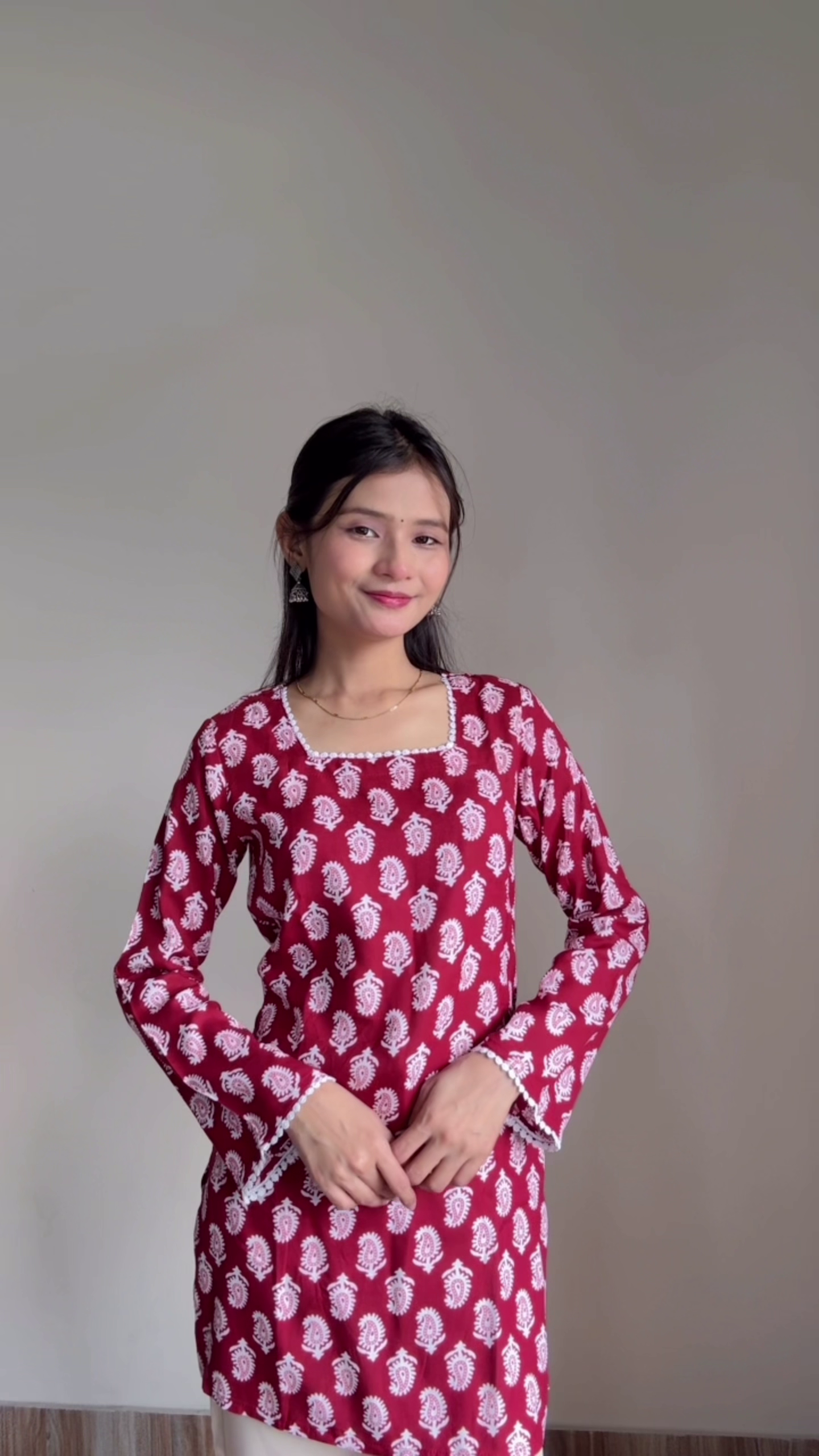 🌸 Ruby Grace Printed Kurti – Elegant Everyday Chic | Available in Multiple Designs, Colours & Sizes (XXS–XXL) 🌸