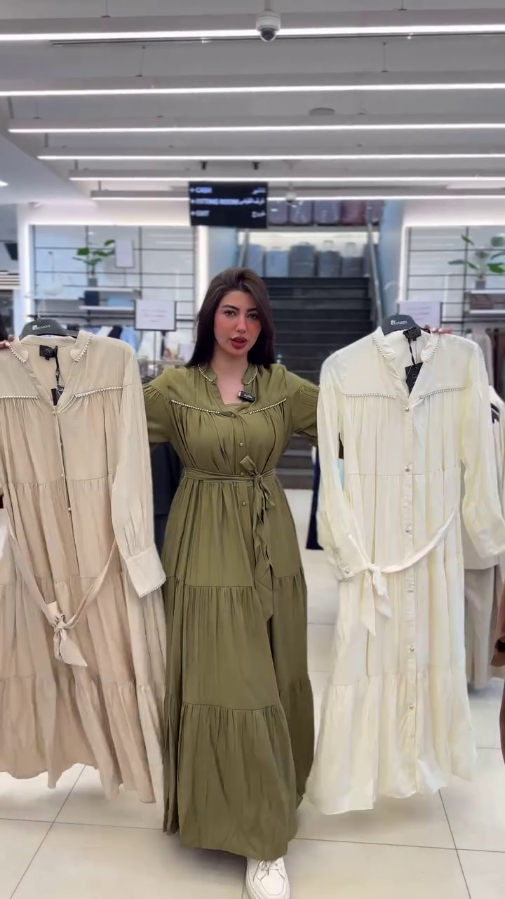 🌿 Timeless Grace Maxi Dress – Button-Down Tiered Elegance | Available in Multiple Colours, Designs & Sizes (XXS–XXL) ✨