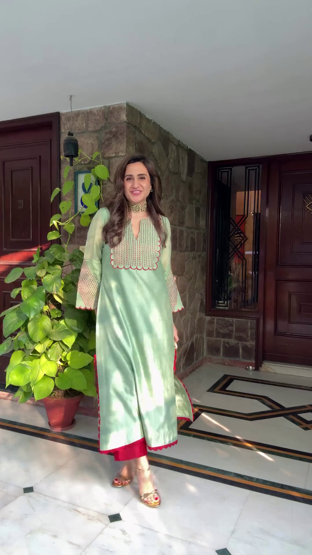 Elegant Farshi Co-ord Set – Effortless Ethnic Glamour