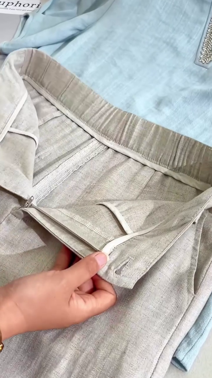 Sky Blue Short Kurti with Trousers – Effortless Everyday Elegance for Women 🌸✨