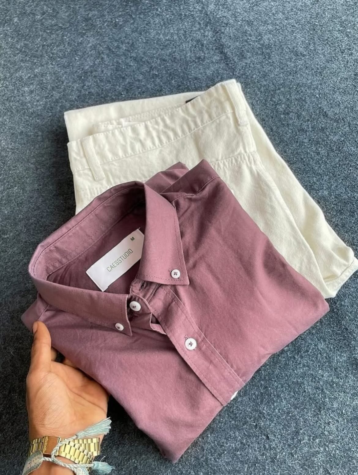 Fresh & Clean Look: Sky Blue Shirt with White Trousers Combo