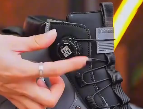 Rugged & Stylish: High-Performance Grey Tactical Sneakers