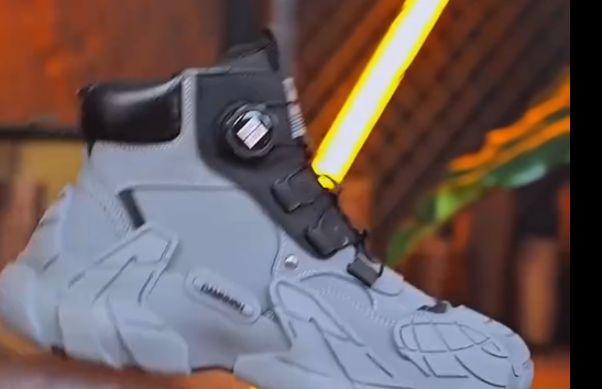 Rugged & Stylish: High-Performance Grey Tactical Sneakers
