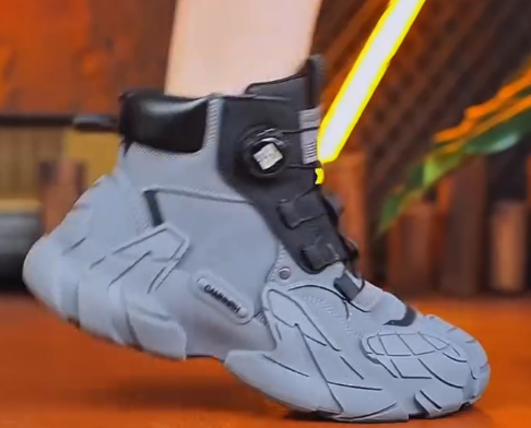 Rugged & Stylish: High-Performance Grey Tactical Sneakers