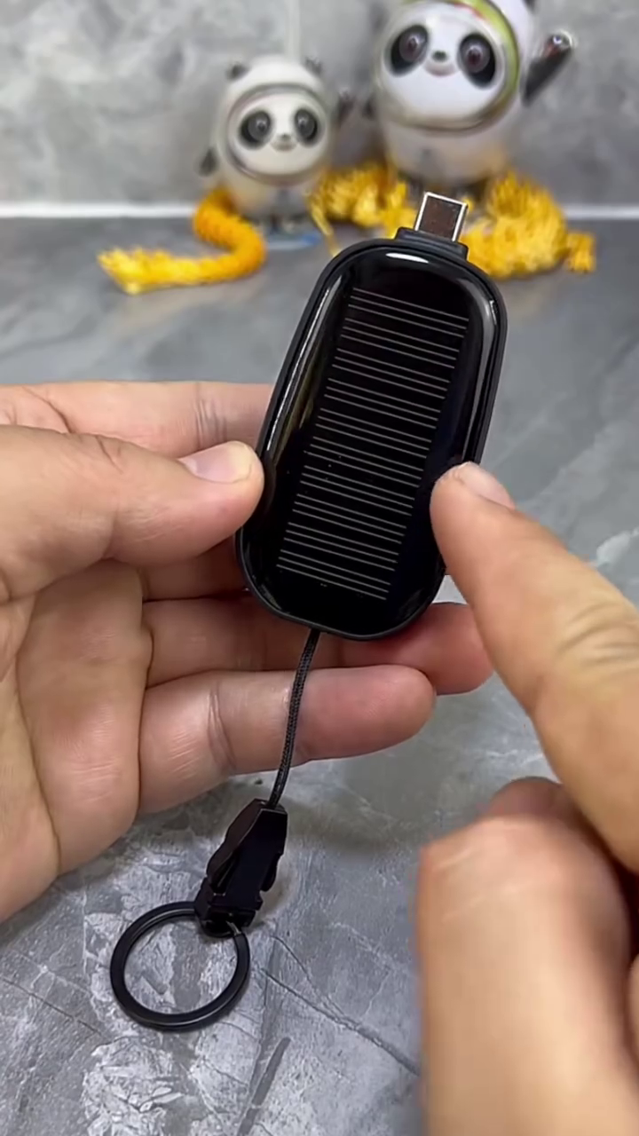 Portable Mini Solar Power Bank with Xiaomi Smartphone – Compact Green Charging on the Go