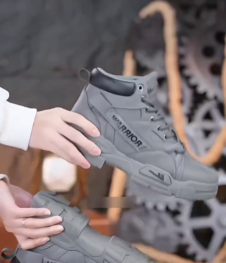 Warrior Green High-Top Boots with Thick Sole & Ankle Support – Only ₹149